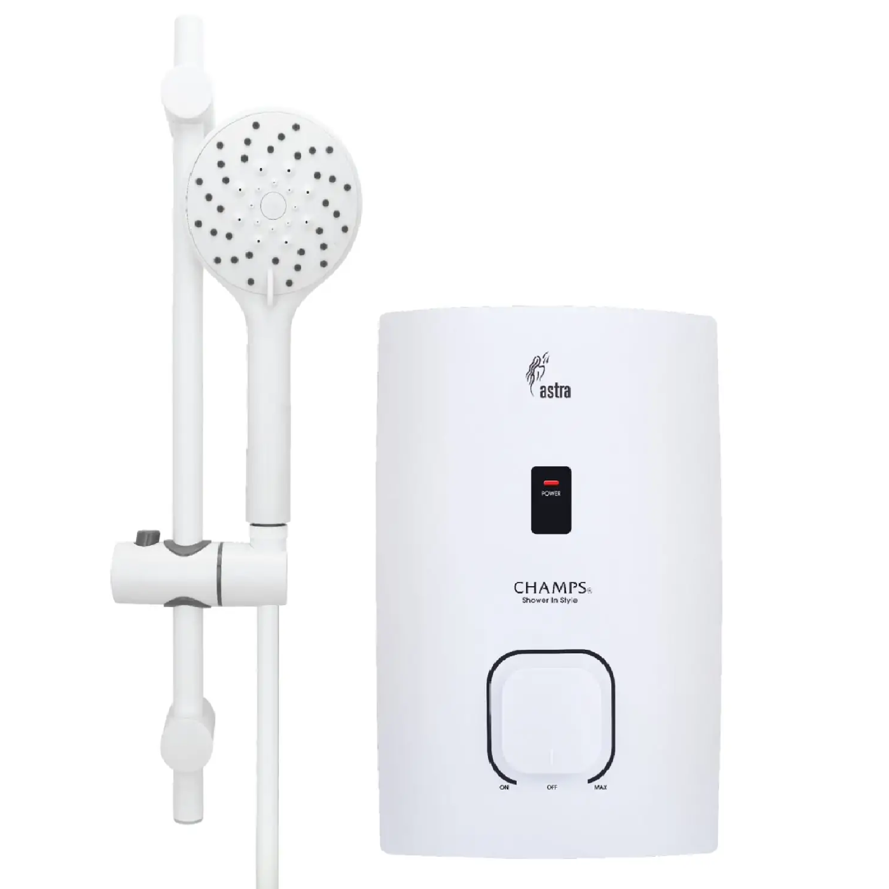 Champs ASTRA Instant Water Heater Carbon White